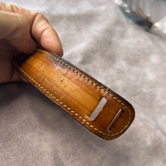 Authentic Louis Vuitton Vanchetta Leather Strap Pad Shoulder Replacement z64 - Picture 3 of 8